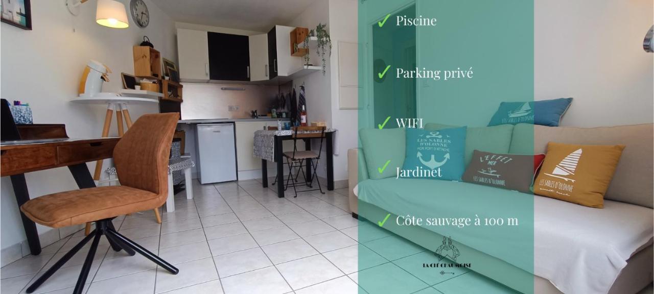 Semaphore Plat - Maisonnette -Residence - Piscine レ・サ​​ーブル・ドロンヌ エクステリア 写真